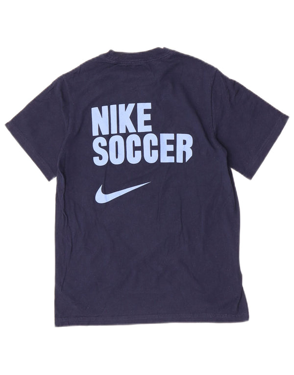 Nike Boys Diggers Soccer Graphic Camiseta Top 8-9 años Pequeño Azul Marino