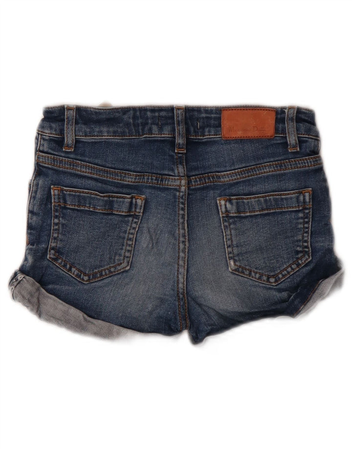 Massimo Dutti Shorts Vaqueros Niña 5-6 Años W22 Azul Algodón