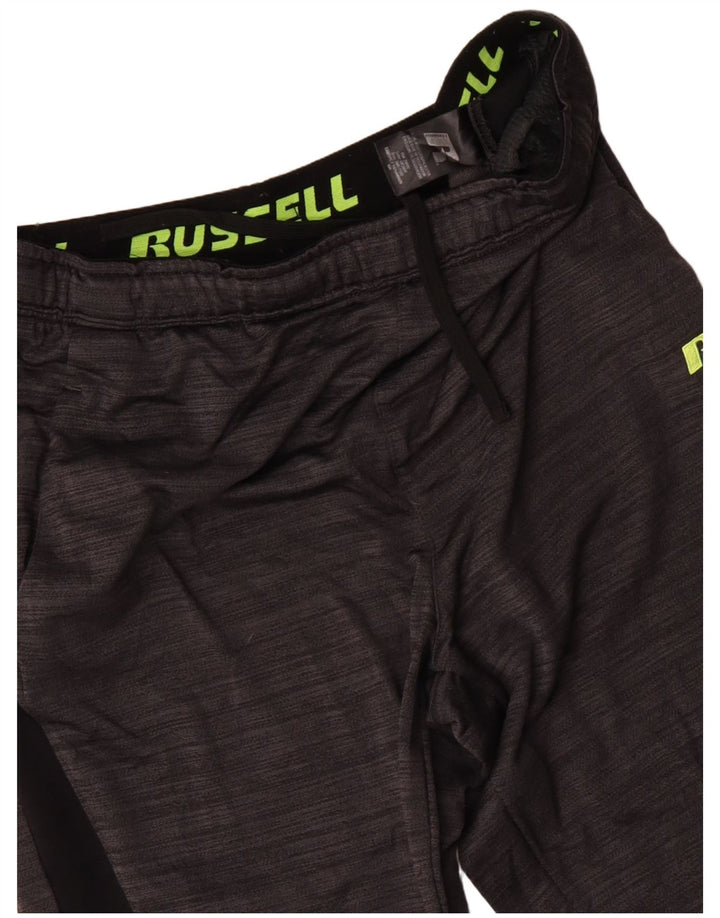 RUSSELL ATHLETIC Pantalón de chándal para hombre Gris grande Poliéster color block