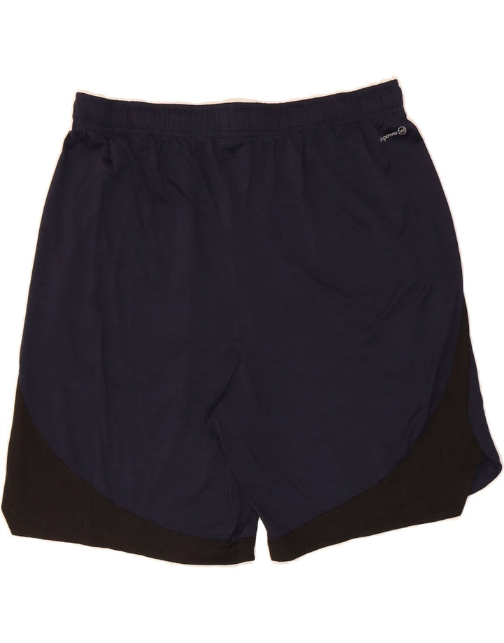 RUSSELL ATHLETIC Mens Sport Shorts Large  Navy Blue Polyester Vintage Russell Athletic and Second-Hand Russell Athletic from Messina Hembry 