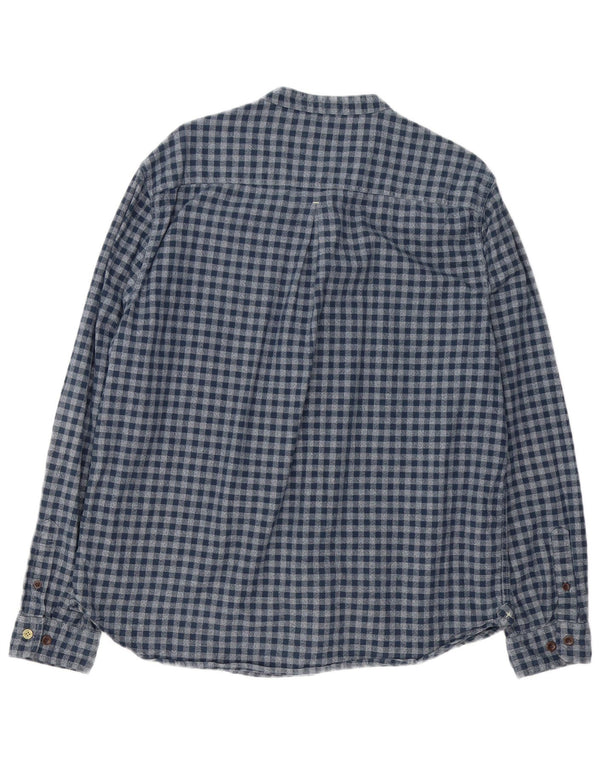 Camisa de corte clásico para hombre de White Stuff XL de algodón a cuadros azules