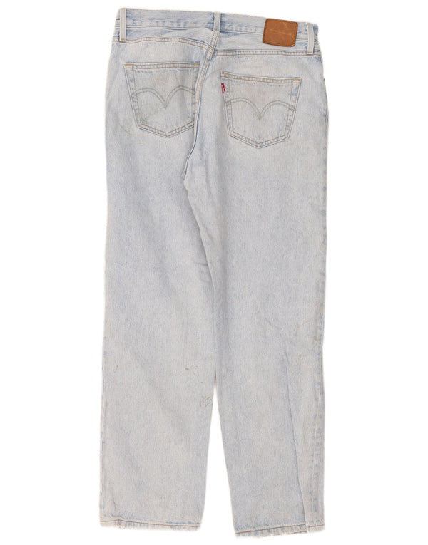 Vaqueros Levi's Mujer 501 Rectos W28 L30 Algodón Azul