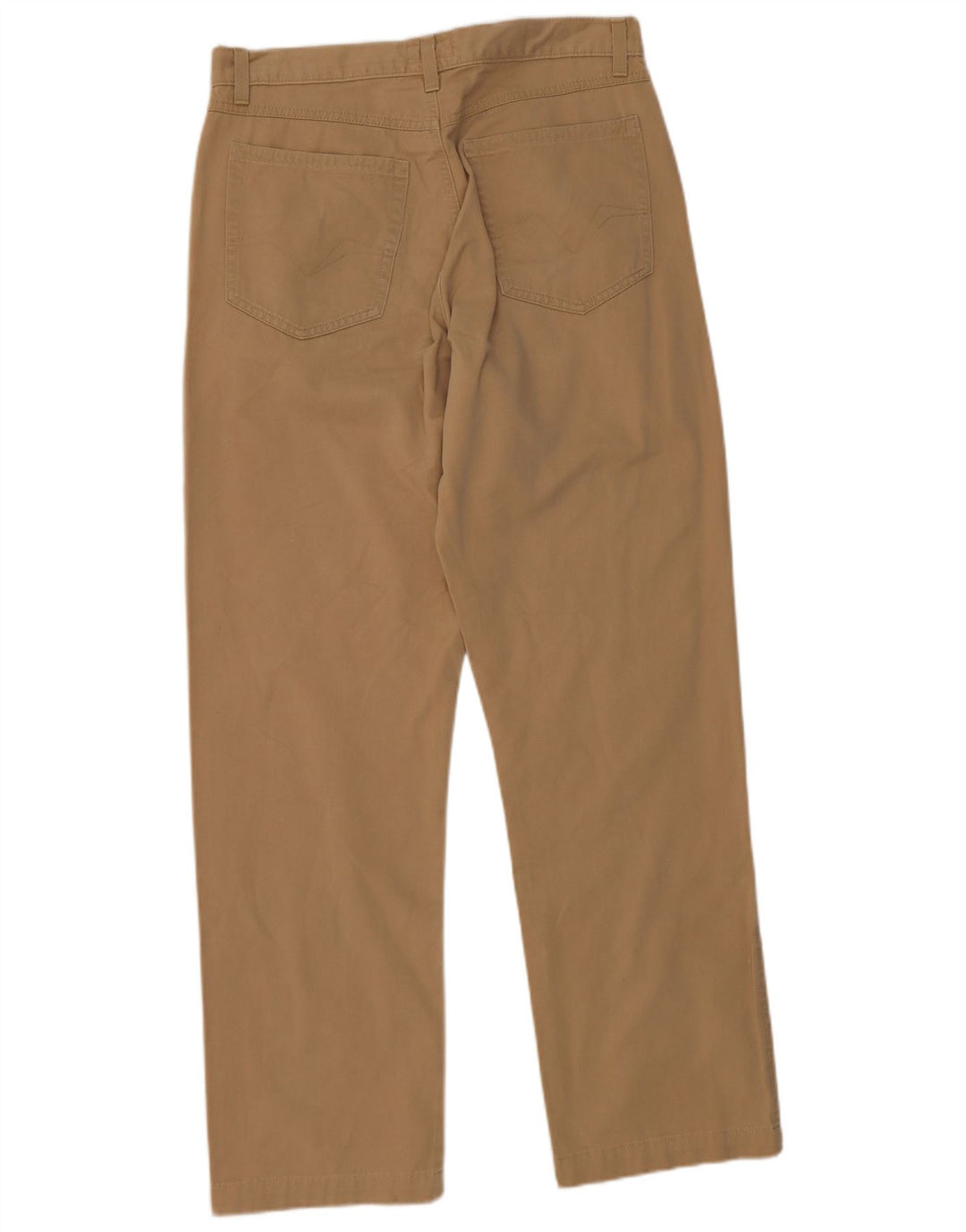 Versace Hombre Pantalones Casuales Rectos W31 L30 Beige