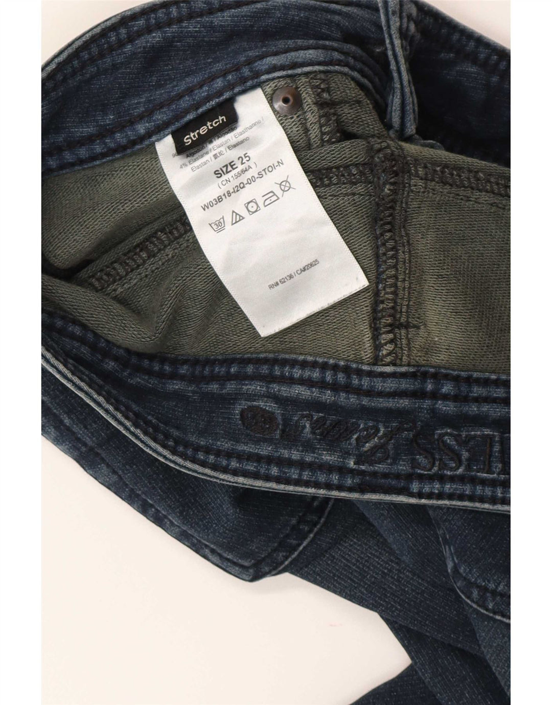 Vaqueros Guess Mujer Slim W25 L28 Algodón Azul