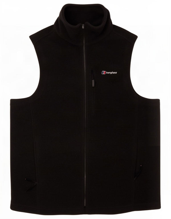 Berghaus Chaleco polar para hombre UK 40 Large Poliéster negro
