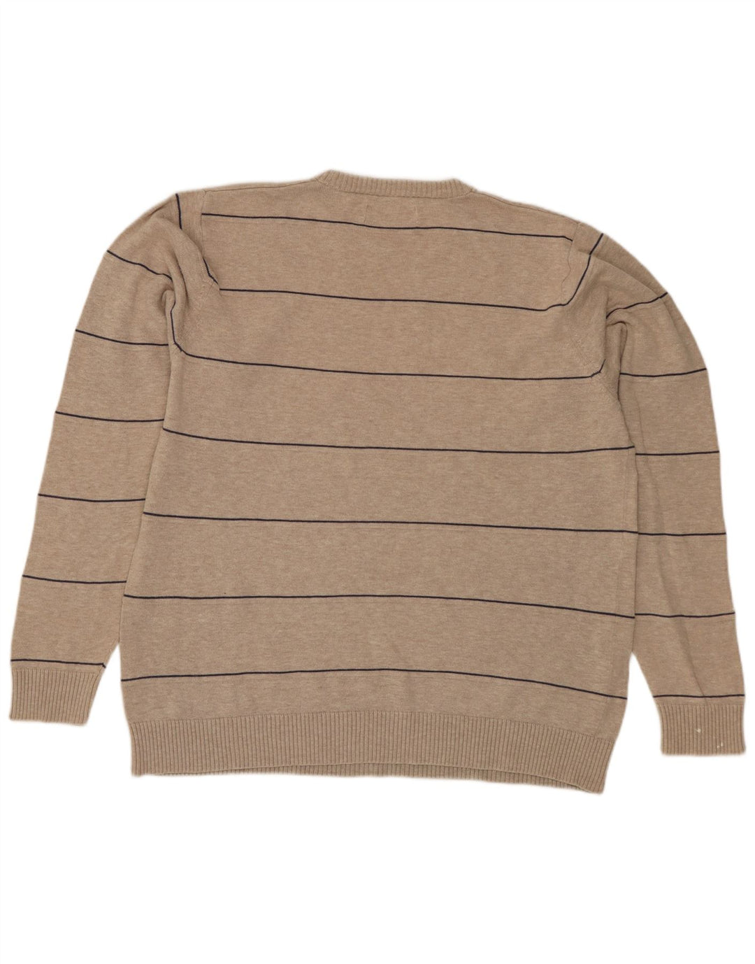 Marks & Spencer Jersey de Cuello Redondo Azul Harbor para Hombre Beige Medio