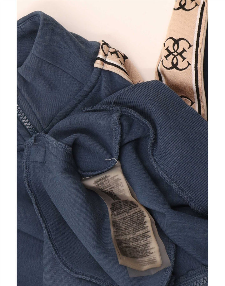 Guess Chaqueta de chándal para mujer UK 40 Medium Azul marino Colorblock