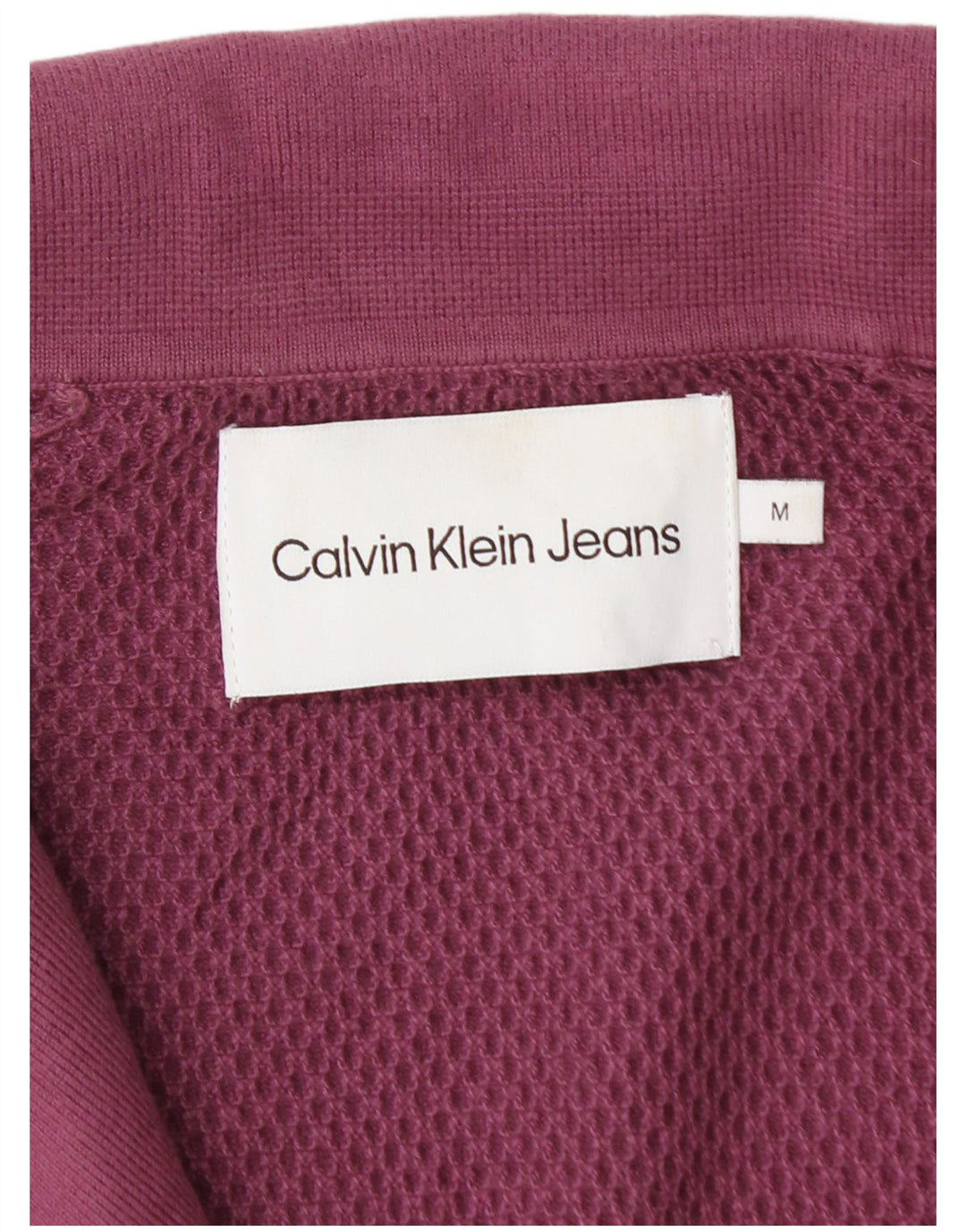 Polo Calvin Klein Jeans para hombre de algodón morado medio