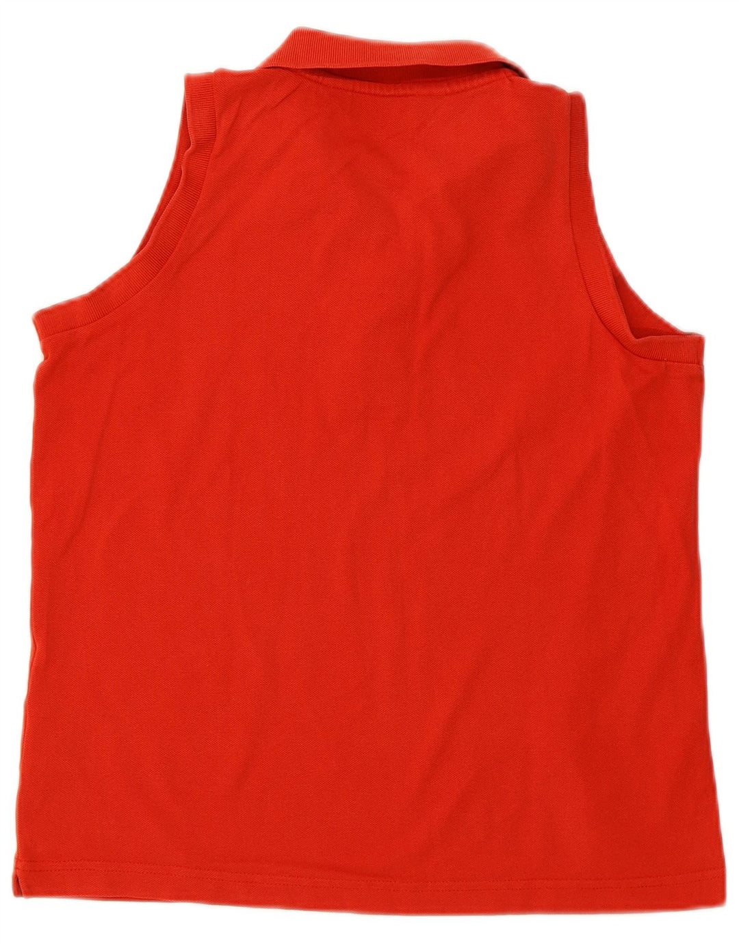 KAPPA Polo sin mangas para mujer UK 44 Algodón rojo mediano