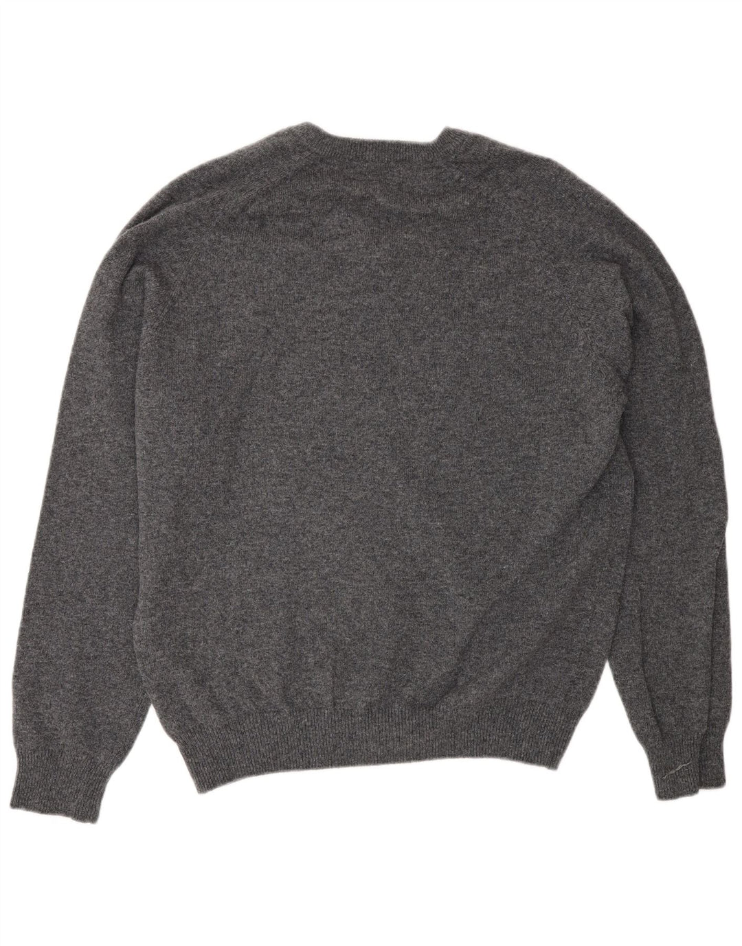 Jersey tipo jersey con cuello en V en color azul Harbor de Marks & Spencer para hombre, color gris medio moteado
