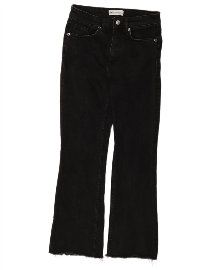 Zara Vaqueros Bootcut Mujer EU 36 XS W26 L25 Negro
