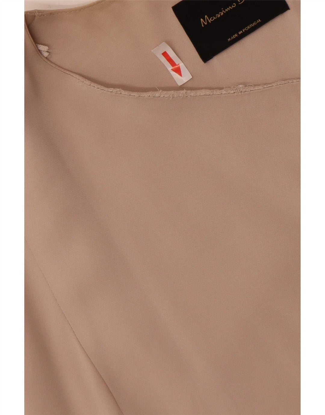 Massimo Dutti Chaqueta Blazer Larga Sin Mangas para Mujer UK 44 Medium Beige