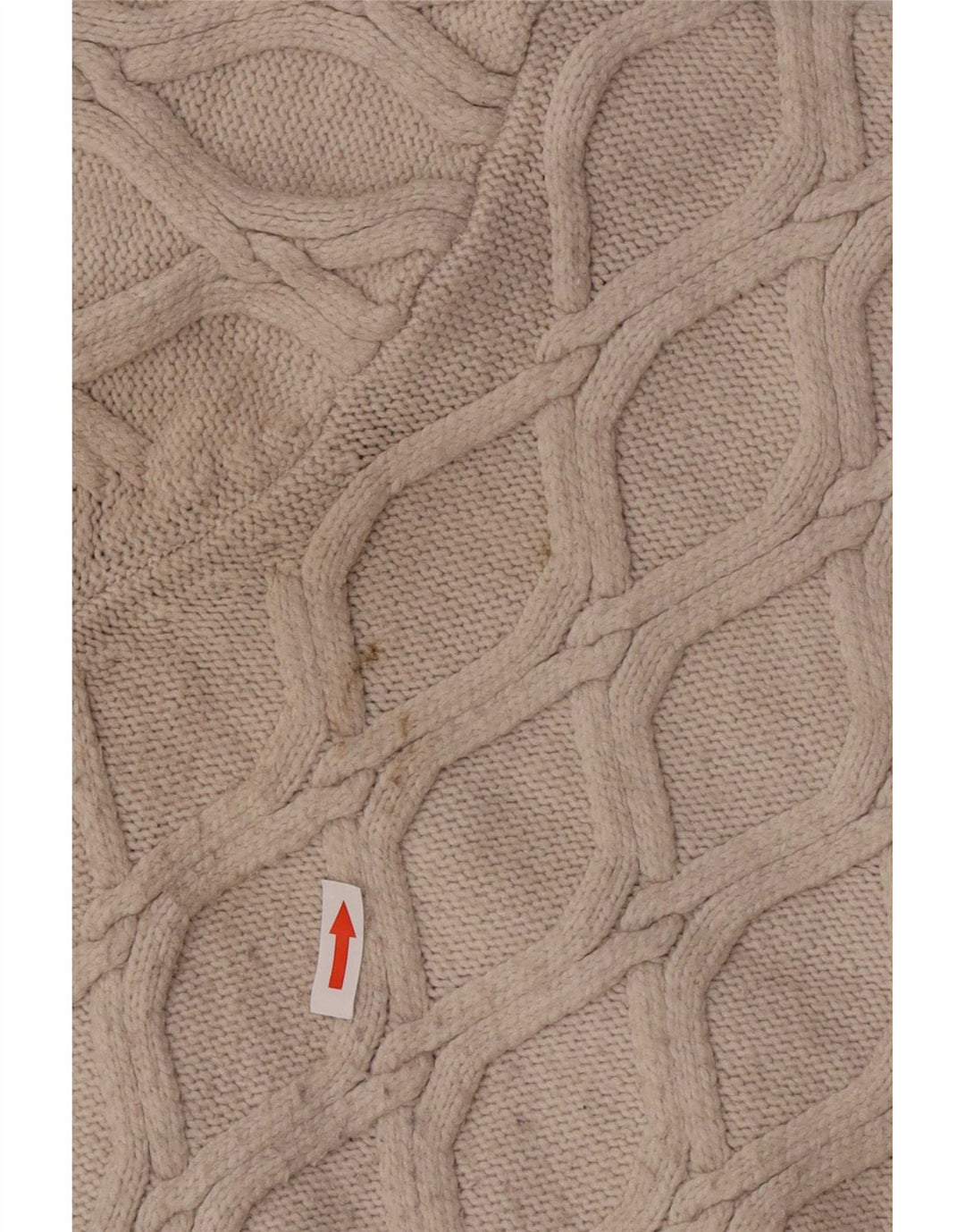 Marks & Spencer Suéter Corto con Cuello Redondo para Mujer UK 44 Medium Beige