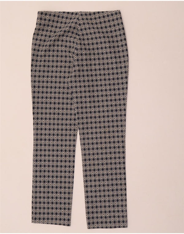 ZARA Mujer Pantalón Casual Mediano W28 L28 Multicolor Geométrico
