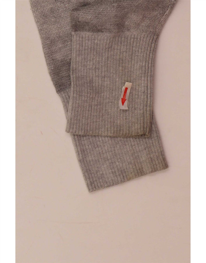 Eddie Bauer Suéter pequeño con cuello redondo para mujer UK 44 Gris medio