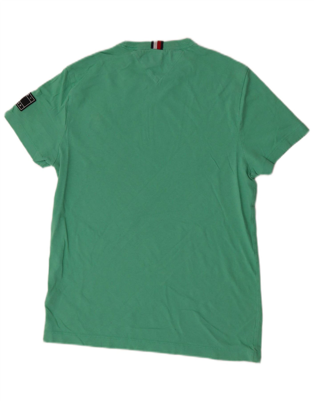 Camiseta Tommy Hilfiger Hombre Top Small Verde Algodón
