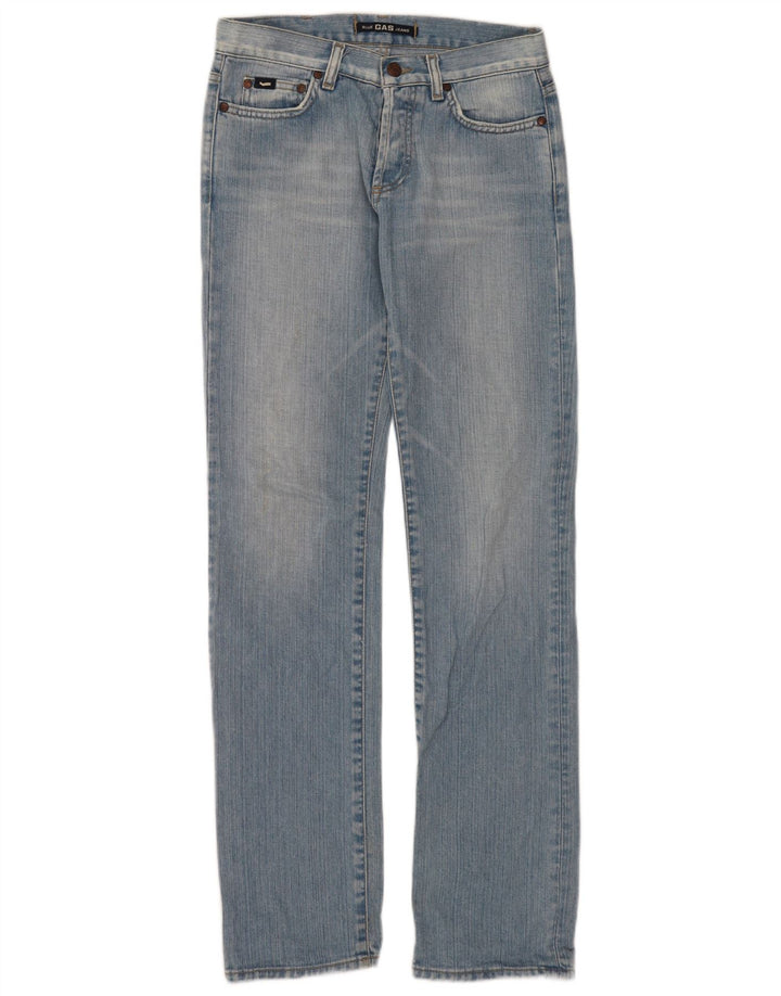 Vaqueros Recto Mujer Gas W27 L32 Algodón Azul