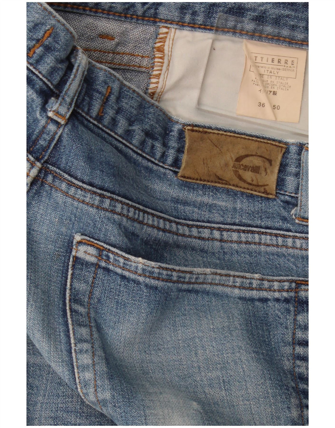 Cavalli Mujer Ittierre Bootcut Jeans W36 L34 Azul