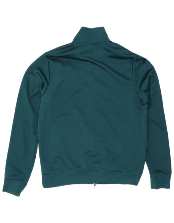 Nike - Chaqueta de chándal para hombre, color verde medio, poliéster color block
