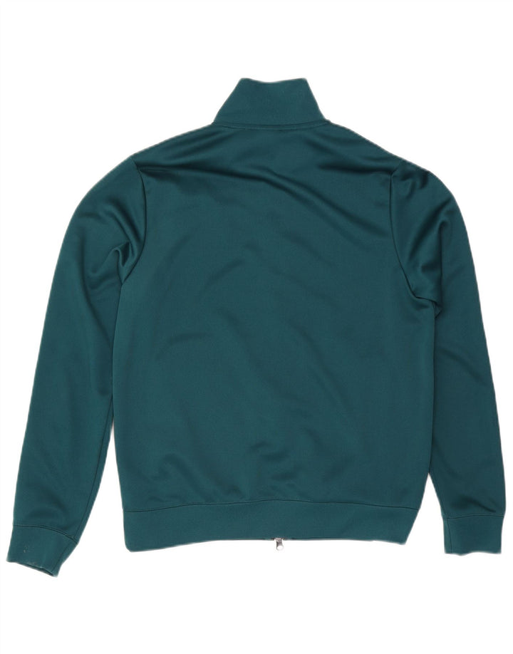 Nike - Chaqueta de chándal para hombre, color verde medio, poliéster color block