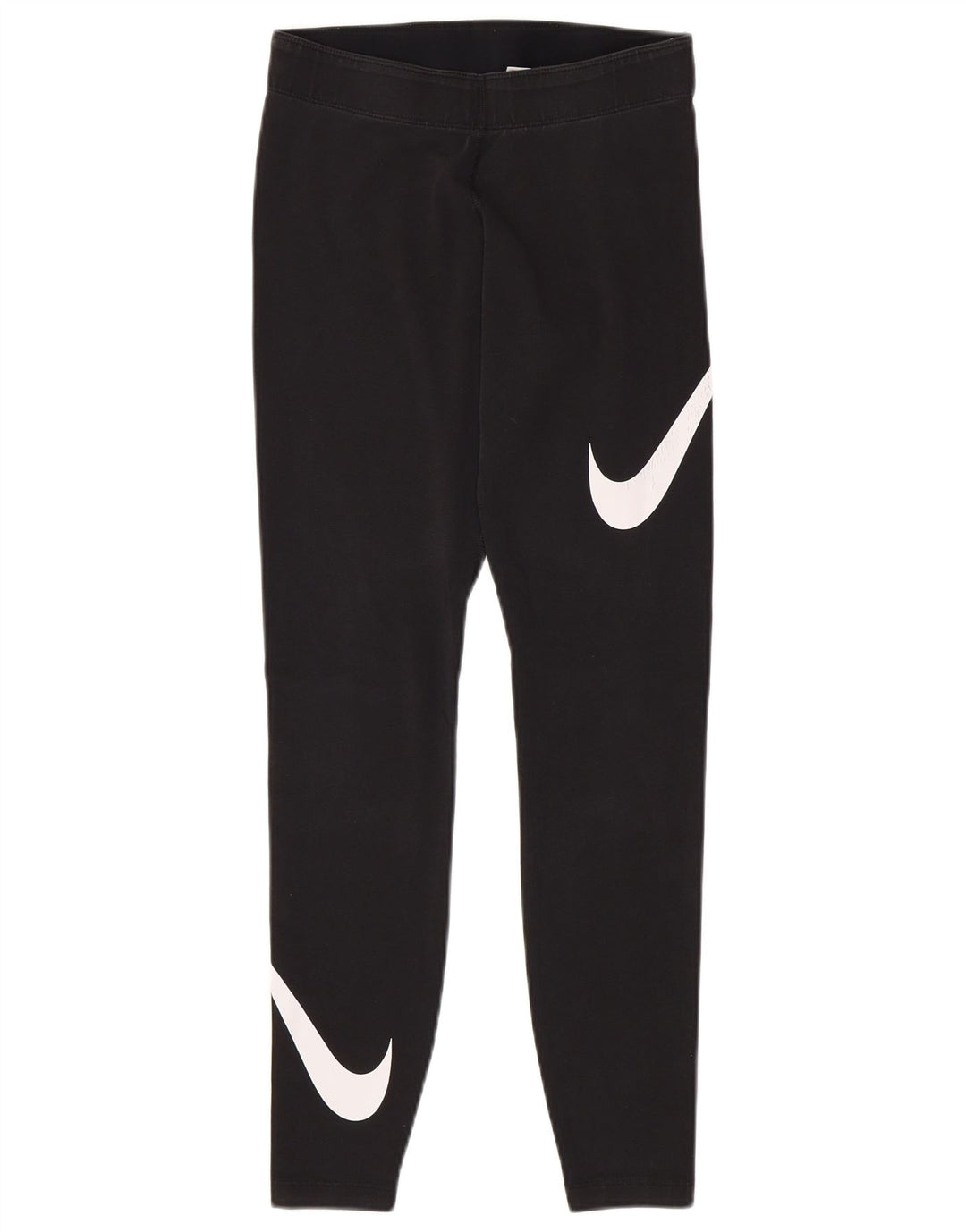 NIKE Leggings gráficos para mujer UK 8 Small Algodón negro