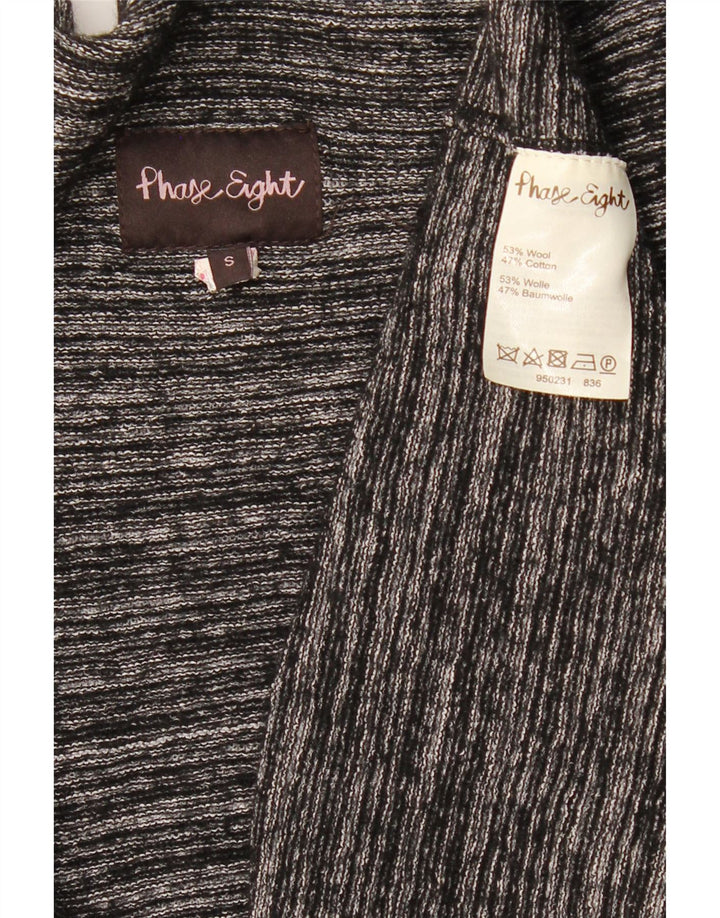 PHASE EIGHT Womens Oversized Longline Cardigan Sweater UK 10 Small Grey Vintage Phase Eight and Second-Hand Phase Eight from Messina Hembry 