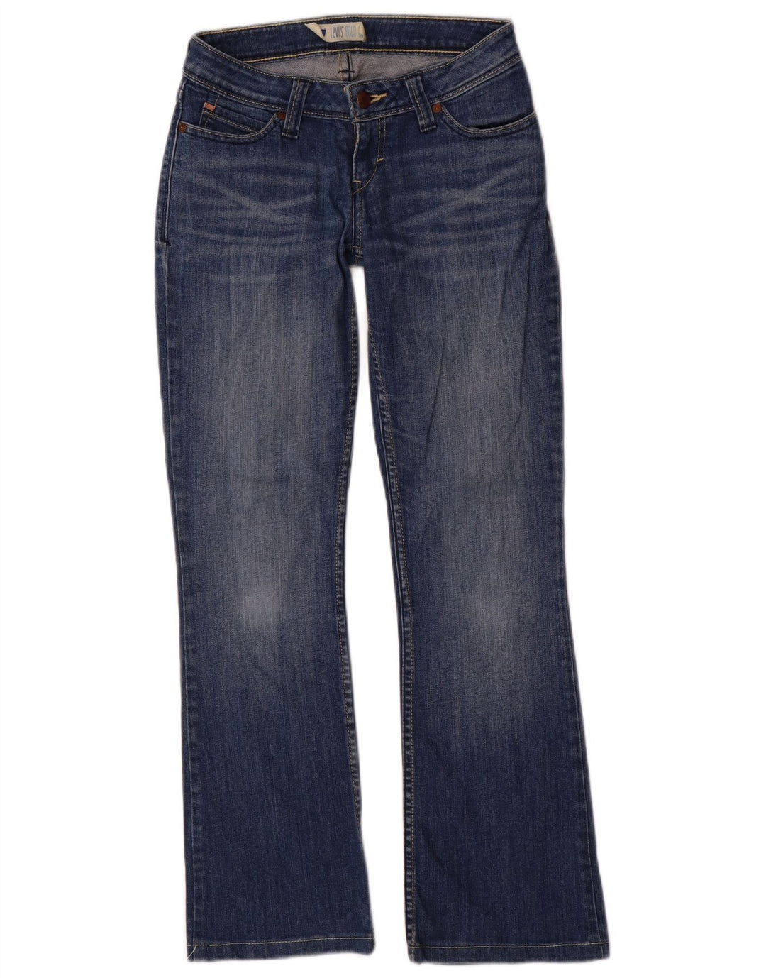 Levi's Jeans con corte de bota para mujer, curvas atrevidas, US 3 Small W26 L28, algodón azul