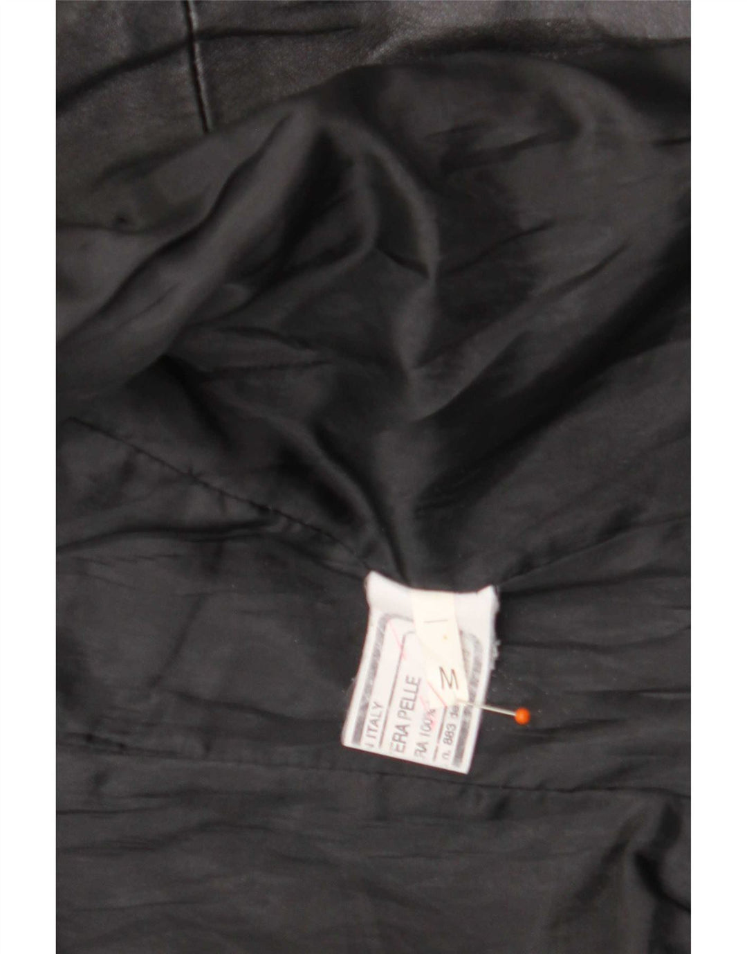 Sasch Chaqueta de cuero corta para mujer UK 12 Medium Black