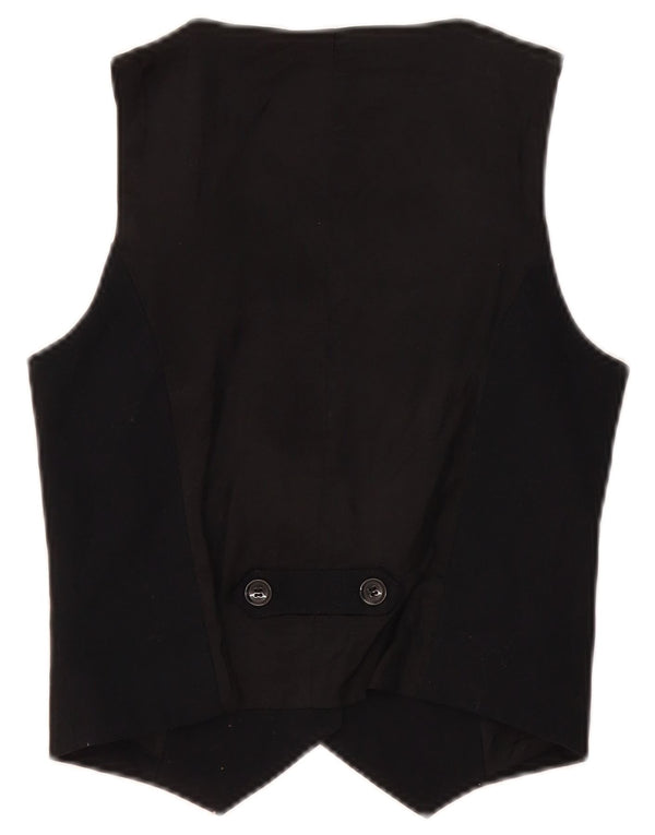Chaleco Zara Mujer UK 6 XS Negro Poliéster