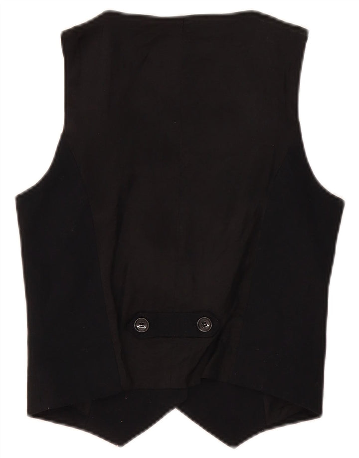 Chaleco Zara Mujer UK 6 XS Negro Poliéster