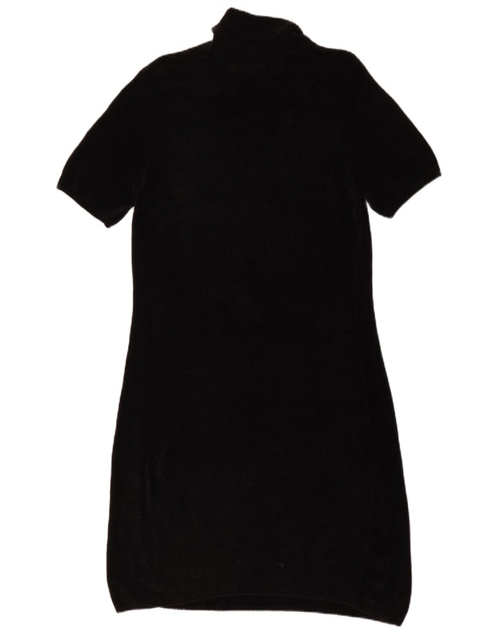 Marks & Spencer Vestido tipo jersey de manga corta para mujer UK 42 Mediano Negro