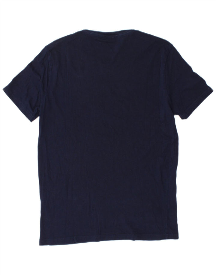 Camiseta Benetton Hombre Top Medium Azul Marino Algodón