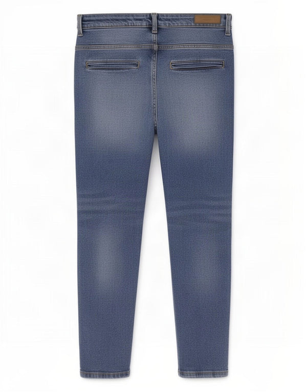 Zara Mens Slim Jeans EU 44 Grande W34 L26 Algodón Azul