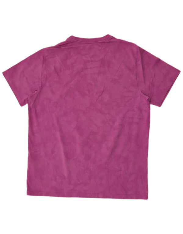 Levi's Camiseta de corte estándar para hombre Top grande de algodón teñido anudado en color morado