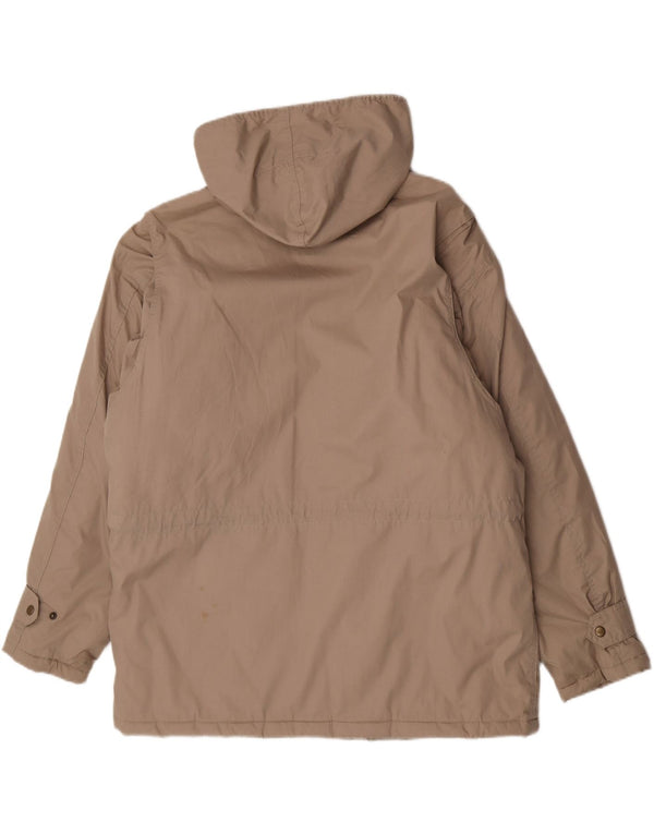 Rica Lewis Chaqueta cortavientos holgada con capucha para hombre UK 38 Medium Beige