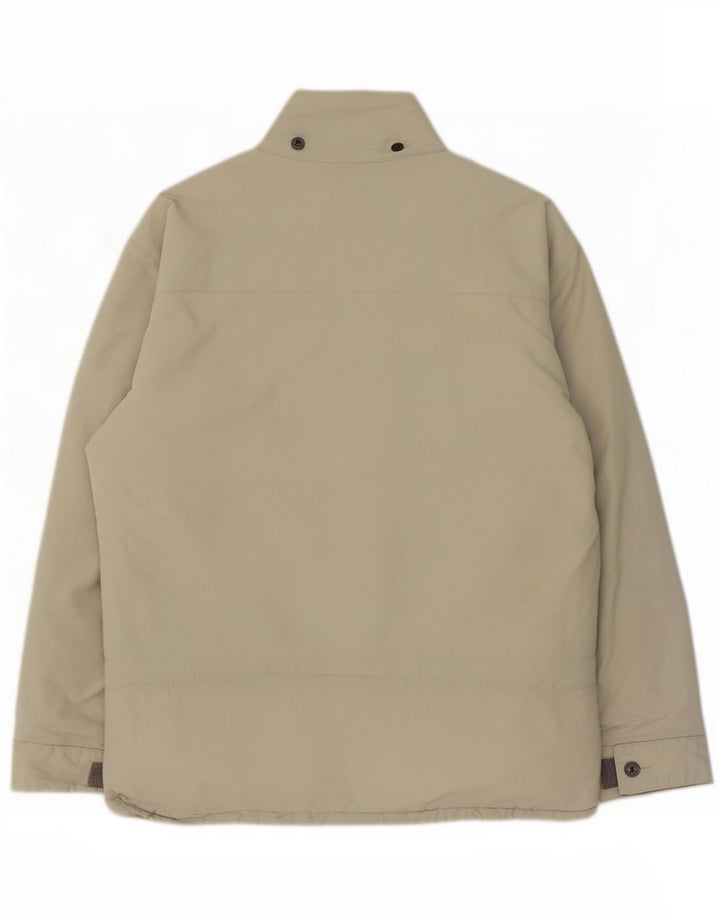 Napapijri Chaqueta cortavientos para hombre UK 38 Medium Beige Poliamida