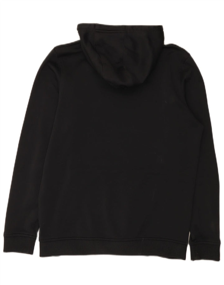 Under Armour Cold Gear Graphic Sudadera con capucha para hombre, talla pequeña, poliéster negro