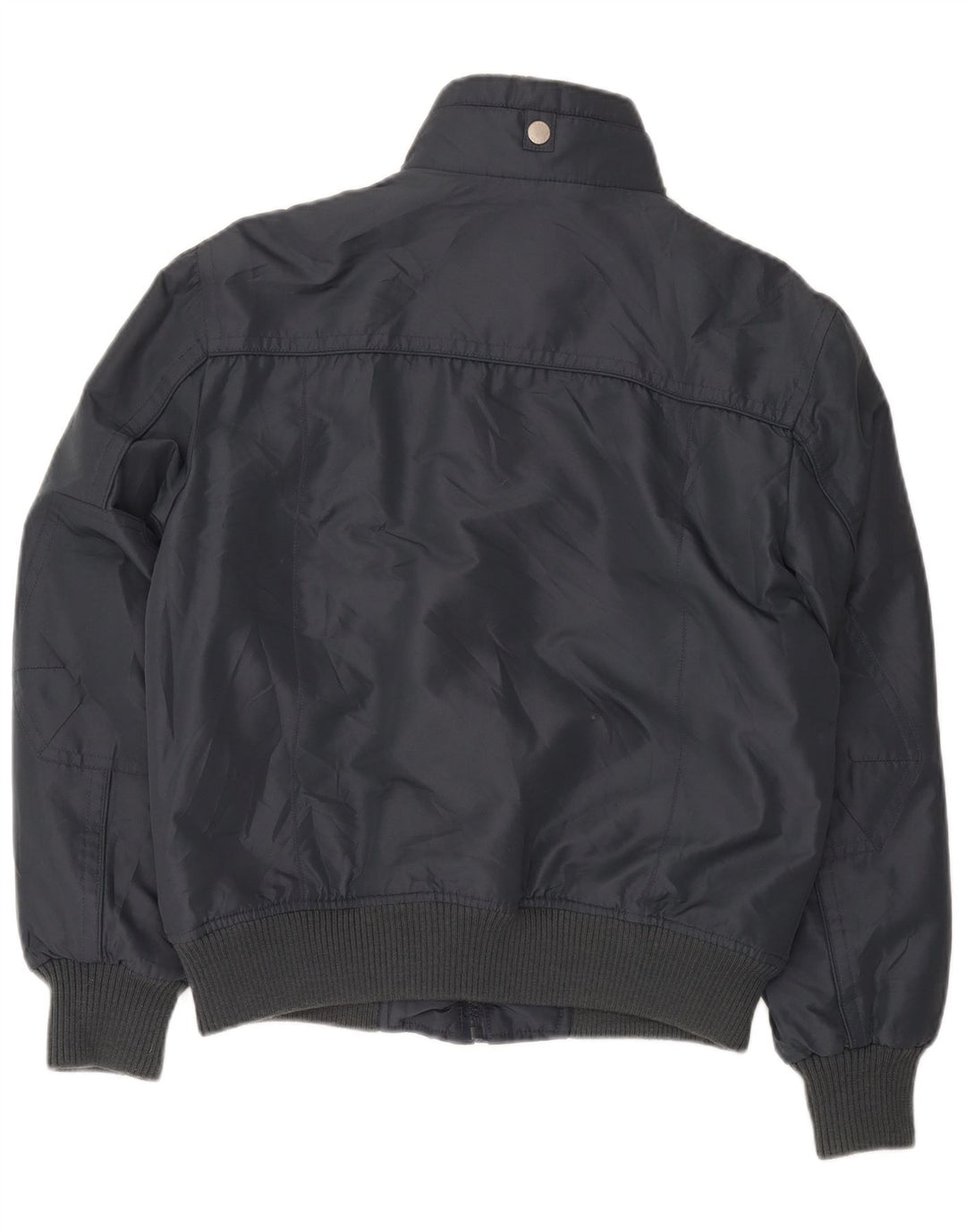 Chaqueta bomber vintage para hombre Reino Unido 38 Poliéster gris medio