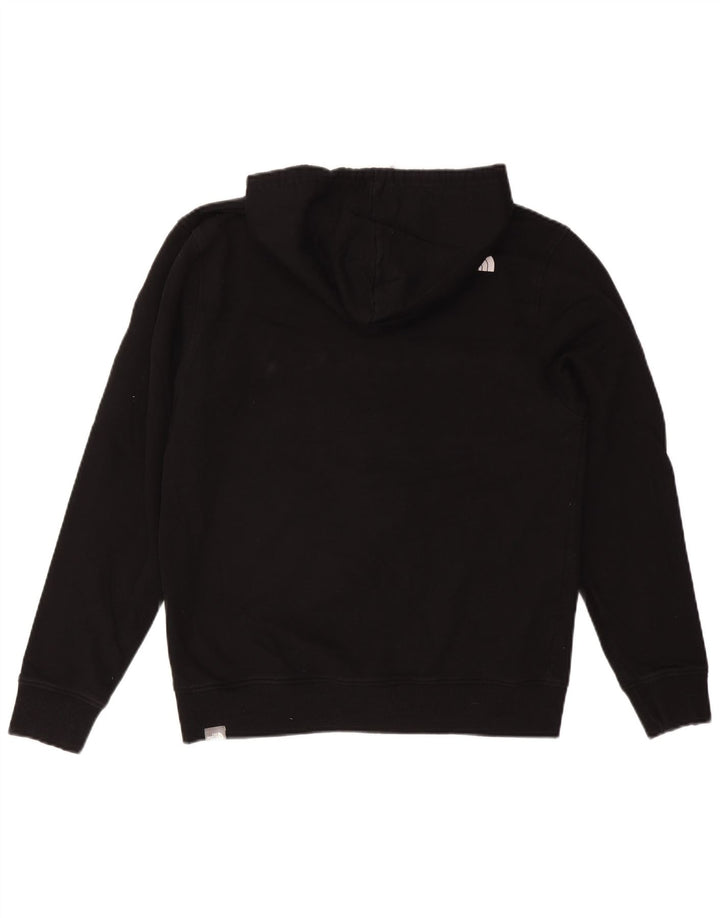 THE NORTH FACE Suéter con capucha y cremallera para hombre Algodón negro mediano