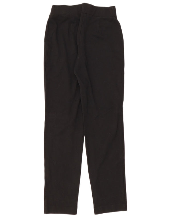 Marks & Spencer Pantalones informales ajustados para mujer UK 8 Small W26 L28 Negro