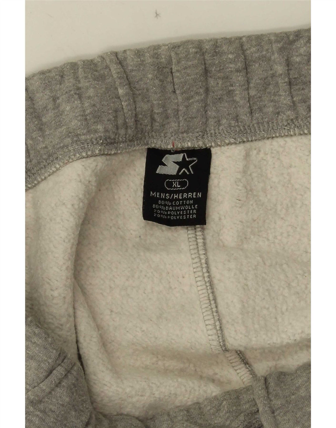 Starter Pantalón De Chándal Hombre XL Algodón Moteado Gris