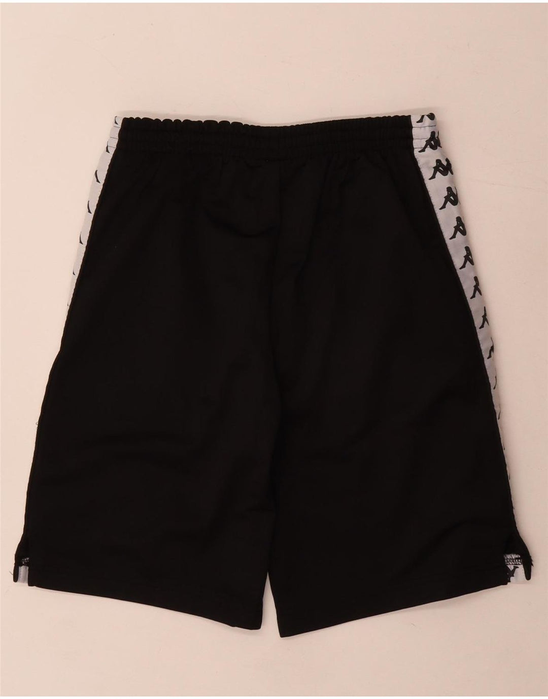 Kappa Shorts deportivos con gráficos para niños 11-12 años Poliéster color block negro