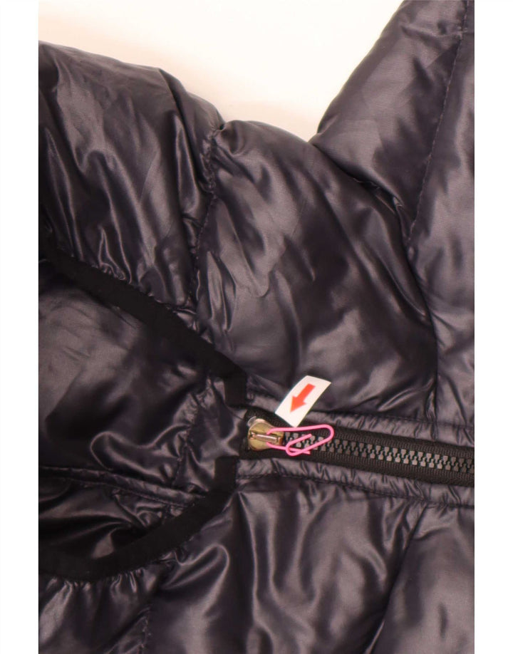 Chaqueta Acolchada Con Capucha Seventy Mujer IT 44 Medium Negro Poliamida