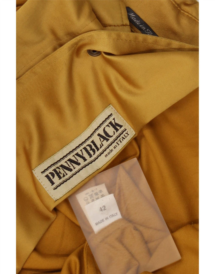 Gabardina extragrande para mujer Penny Black IT 42 Algodón amarillo medio