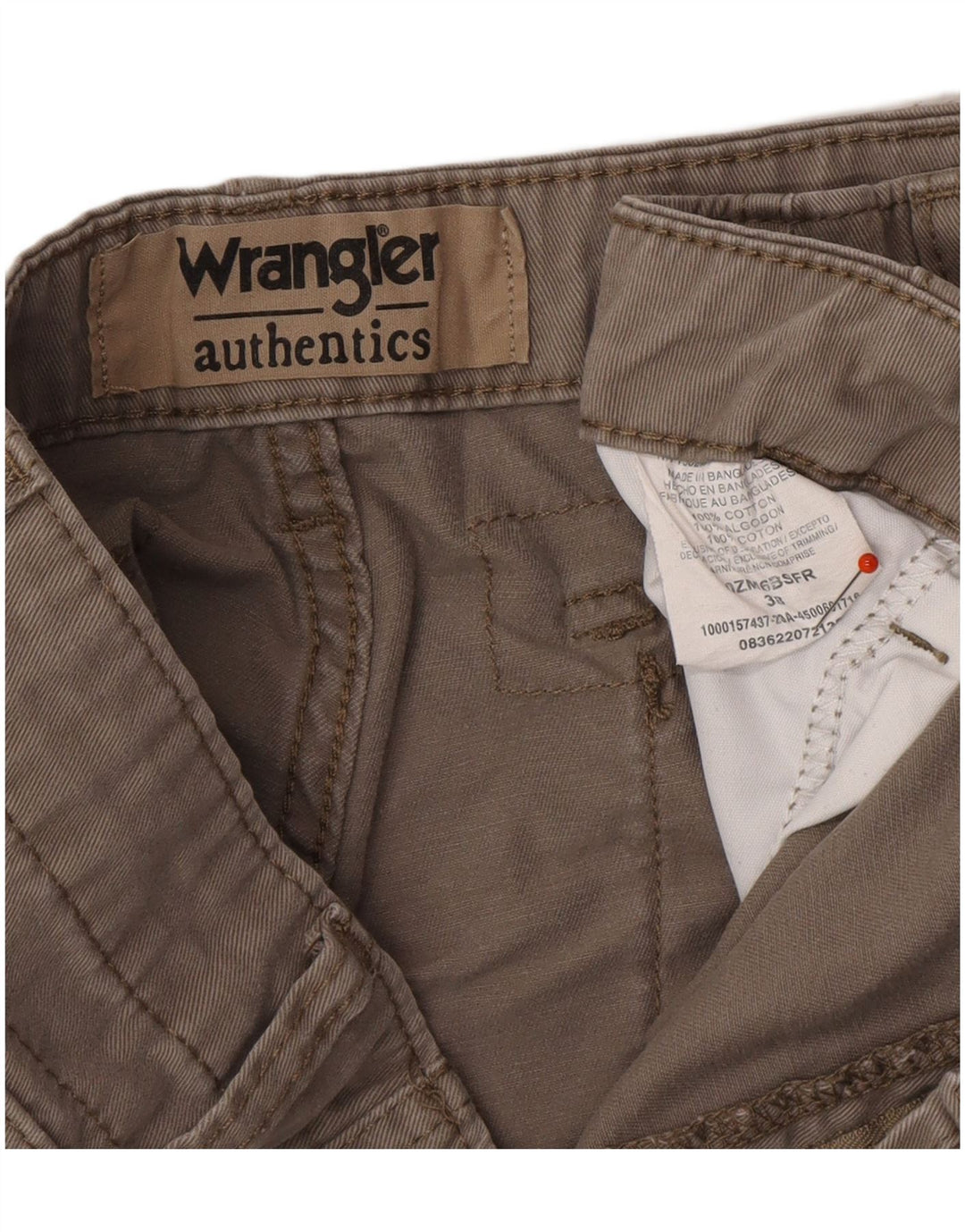 WRANGLER Mens Cargo Shorts W38 XL Grey Cotton