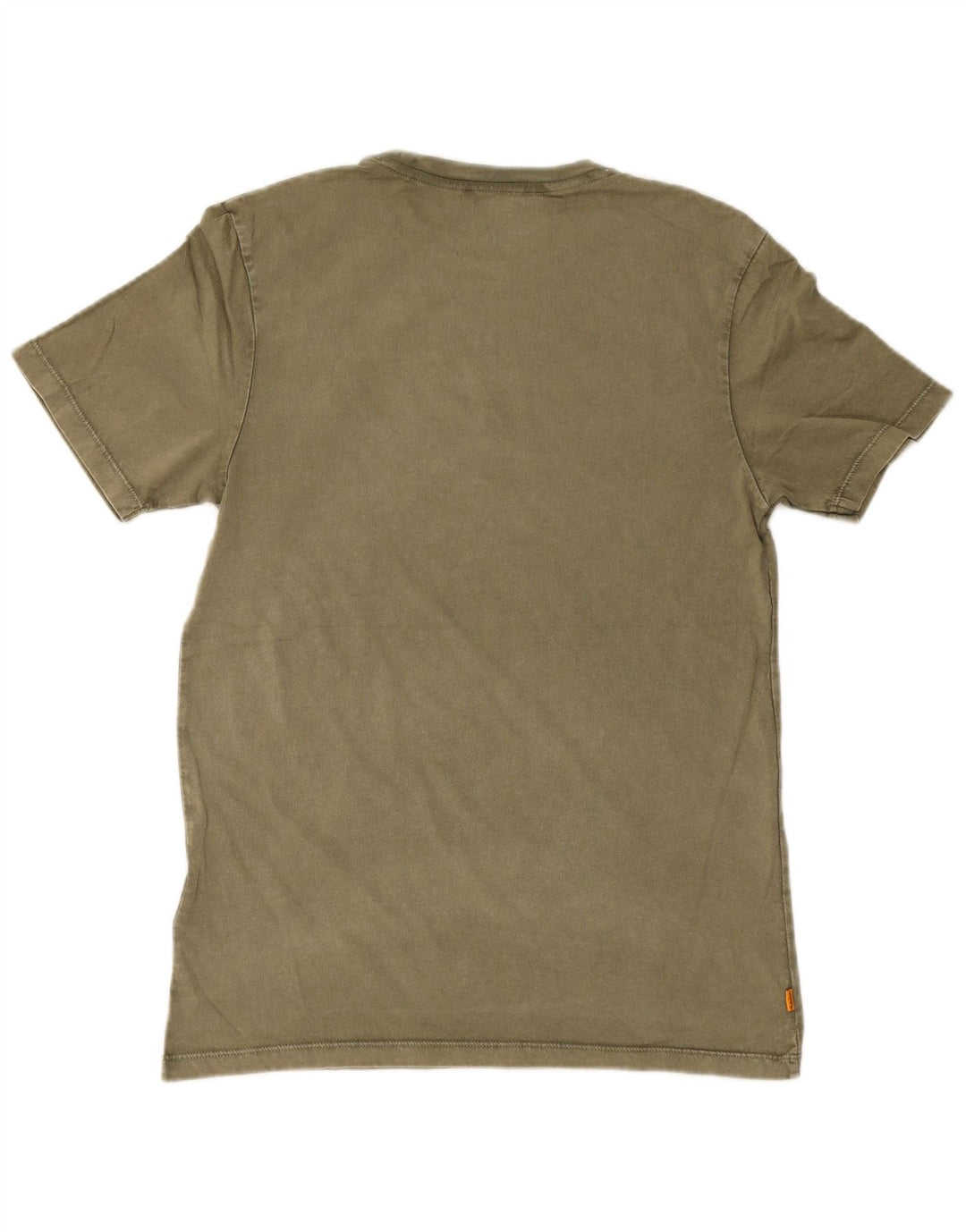 Timberland Camiseta Regular Fit para Hombre Top Small Khaki Cotton