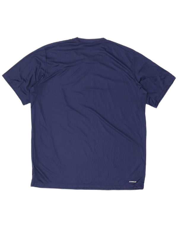 Adidas Hombre Aeroready Camiseta Top XL Azul Marino Poliéster