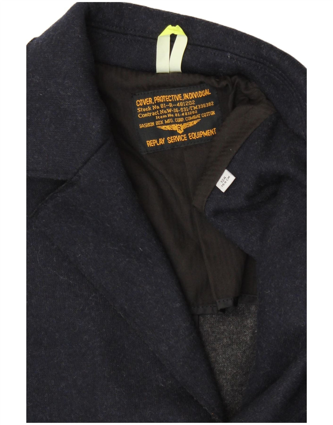 Replay Chaqueta tipo blazer de 3 botones para niño 11-12 años Azul marino Poliéster Clásico