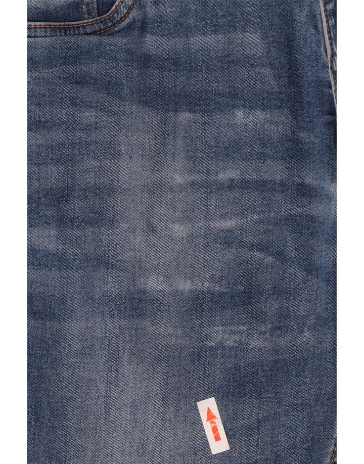 Dack's Jeans ajustados para mujer IT 46 Large W30 L24 Algodón azul