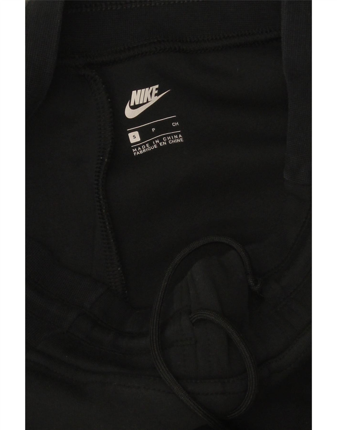 Nike - Pantalones de chándal capri para hombre, talla pequeña, algodón negro con bloques de color